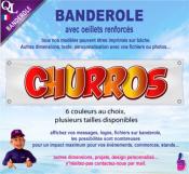 Banderole CHURROS titre cartoon