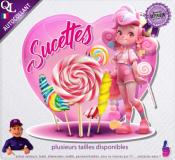 Autocollant SUCETTES FORAINES COEUR fille ado 2
