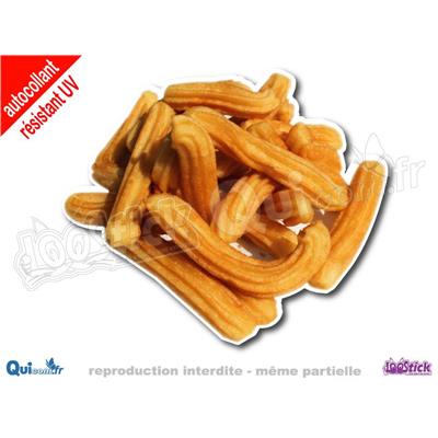 Autocollant Churros NATURE