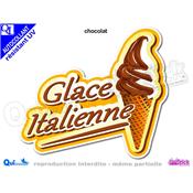 GLACE ITALIENNE TITRE autocollant