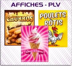 Affiches PLV snack sucr