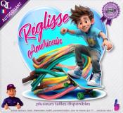 Autocollant REGLISSES AMERICAINS COEUR ado skate board 1