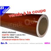 Adhésif Réfléchissant souple MARRON vendu à la coupe