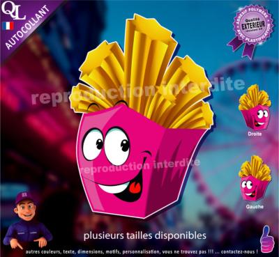 Autocollant CHURROS FORAIN cornet stick ref2