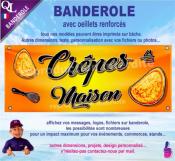 Banderole CRPES maison plv stand Forain