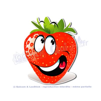 Autocollant Cartoon FRAISE