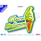 GLACE ITALIENNE TITRE autocollant