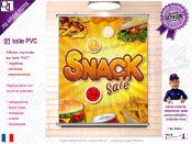 PLV SNACK SALE| choix : affiche autocollante - diffusant pour enseigne lumineuse - banderole - toile imprimée