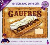 Autocollant GAUFRES NUTELLA CHANTILLY affiche western indien