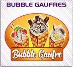 Autocollant bubble gaufres