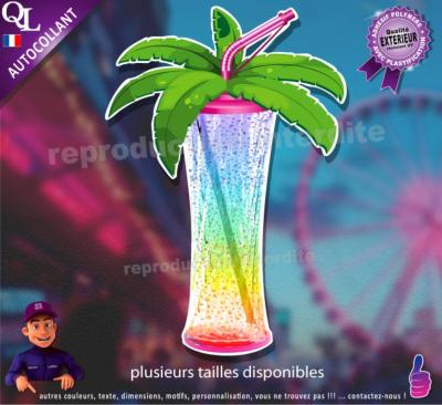 autocollant GRANITE GOURDE ARC EN CIEL sticker