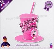 autocollant GRANITE parfum BARBE A PAPA sticker