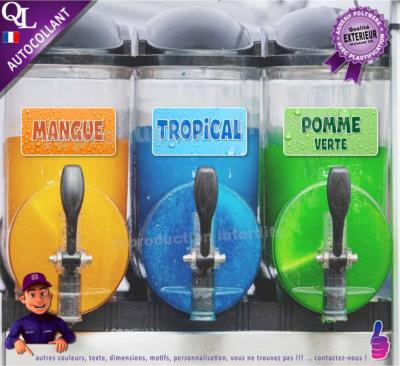 Etiquettes autocollantes PARFUMS granités titre