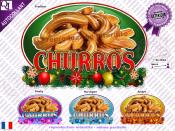 Sticker autocollant CHURROS DECOR NOEL rsistant UV