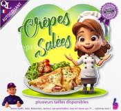 Autocollant CREPES SALEES COEUR chef 1