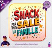 Autocollant SNACK Salé pour TOUTE LA FAMILLE ref1