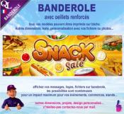 Banderole SNACK Sal plv stand Food Truck