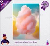 PHOTO POSTER autocollant BARBE A PAPA ref 3