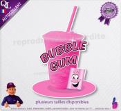 autocollant GRANITE parfum BUBBLE GUM sticker