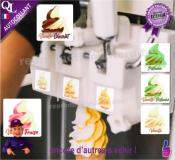 Etiquettes autocollantes PARFUMS GLACE  L'ITALIENNE