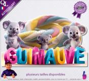 Autocollant GUIMAUVE TRESSEE GEANTE titre 3D koala sticker