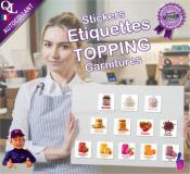Etiquettes adhsives TOPPING GARNITURES