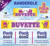 Banderole BUVETTE CONCERT Pack éco au choix