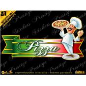 sticker Prestige PIZZA PIZZAIOLO BANDEAU ITALIEN rsistant UV