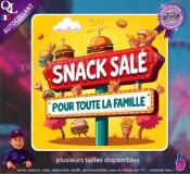 Autocollant SNACK Salé pour TOUTE LA FAMILLE ref2
