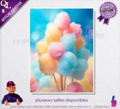 PHOTO POSTER autocollant BARBE A PAPA ref 4