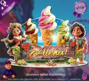 Autocollant ALOHA glace à l'italienne STICKER
