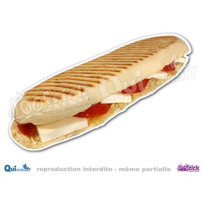 Autocollant PANINI Mozzarella Tomate