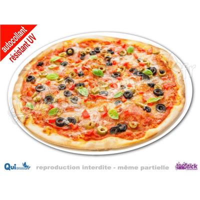 Autocollant Pizza Olives (photo)