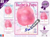 BARBE  PAPA affichette zone prix effaable dco1