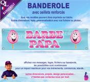 Banderole BARBE  PAPA bd plv stand Forain (deco1)