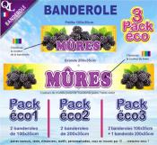 Banderole MURES Pack éco au choix