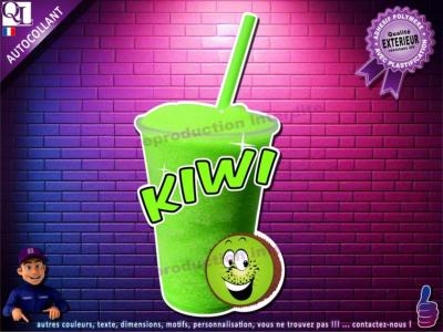 autocollant GRANITE parfum KIWI sticker