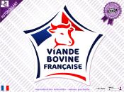 Autocollant VIANDE BOVINE FRANCAISE