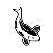 Sticker CARPE KOI (ref1)