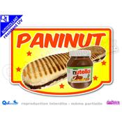 Autocollant PANINI NUTELLA cadre 5 couleurs au choix