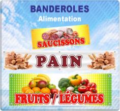 Banderoles ALIMENTATION