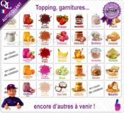 Etiquettes adhésives TOPPING GARNITURES