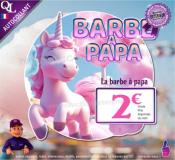 Autocollant BARBE A PAPA licorne STICK TARIF