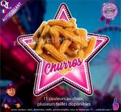 Autocollant CHURROS toile