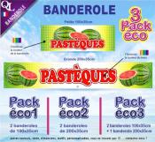 Banderole PASTEQUES Pack éco au choix