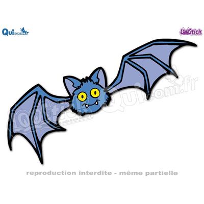 Autocollant CHAUVE-SOURIS (ref1)