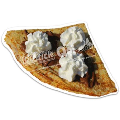 Autocollant Crêpe Nutella Chantilly