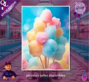 PHOTO POSTER autocollant BARBE A PAPA ref 4