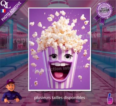 POP CORN poster autocollant photo ref 1