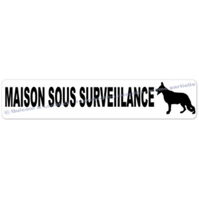 Autocollants Maison sous Surveillance Canine (PM)